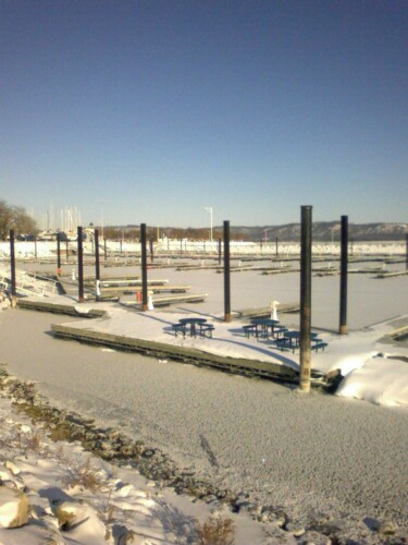 9 below at Lake City Marina