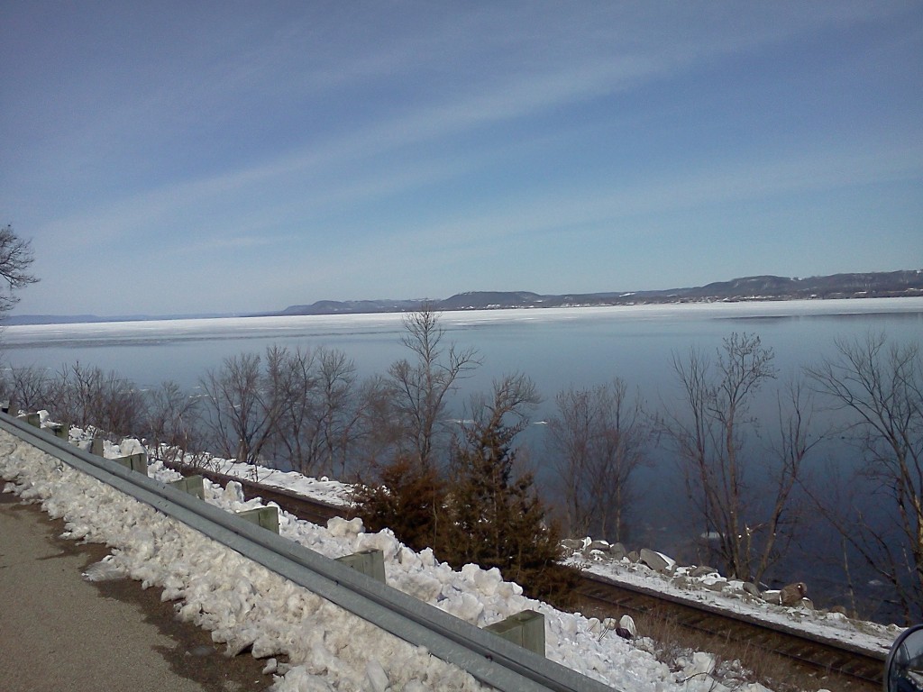 View to the north from Hwy 61