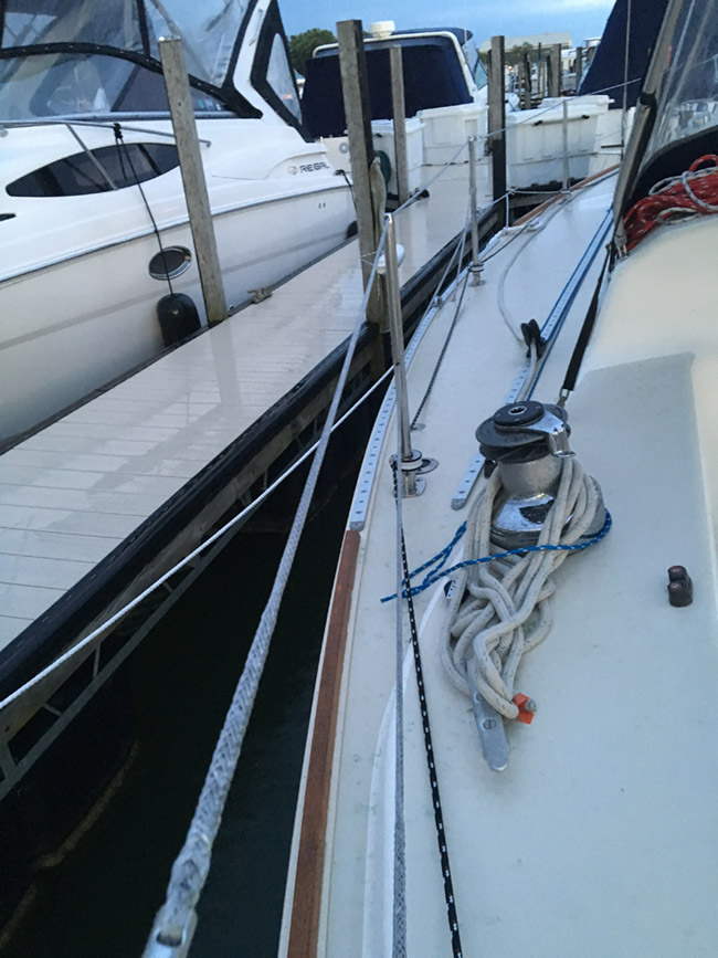 Dyneema Lifelines installed